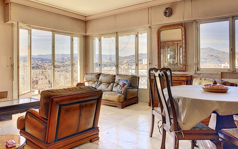 Nice Corniche André de Joly – Large 2 Bedrooms Appartment with Panoramic View