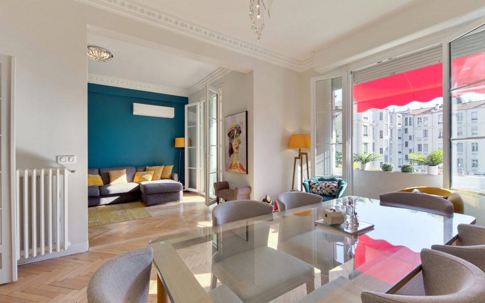 Cimiez – Grand Appartement Art Déco lumineux et ensoleillé