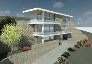 Nizza Fabron- Terreno edificabile con permesso per villa 200m² e piscina