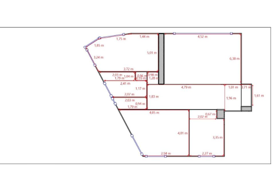 Cimiez – Large and Bright 2 Bedroom Apartment near Paradisio Garden : plan