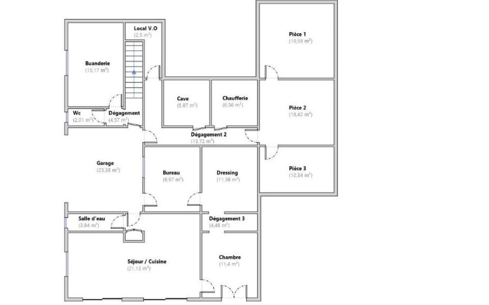 Nizza Cimiez – Splendida villa di 10 stanze su 3 livelli : plan