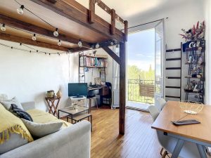 Cimiez/Monastère – Studio de 21m2 en étage élevé avec vue jardins et mer