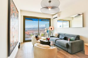 NICE – Mont Boron – Magnificent 2-room apartment with terrace and panoramic sea view