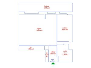 Nizza Cimiez – Piacevole monolocale di 30 m2 all’ultimo piano con balcone e vista ininterrotta
