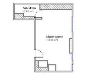 Auron – En plein cœur de la station, merveilleux studio rénové de plus de 22m2 au sol.