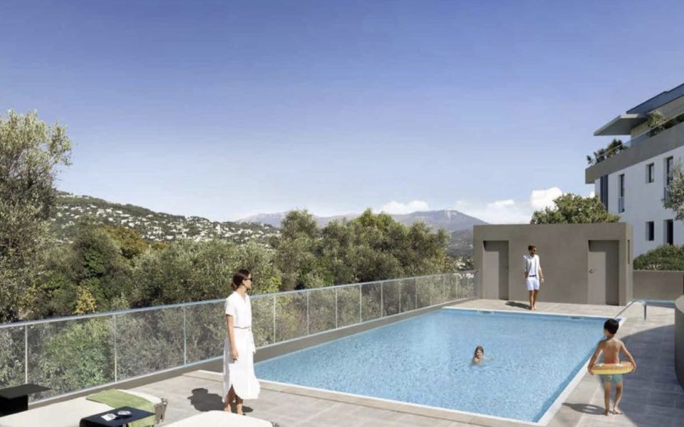 Nice – Bel appartement dans un écrin de verdure avec piscine