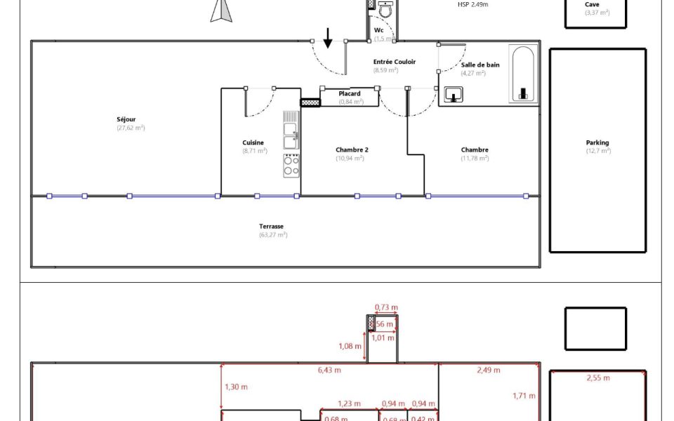Nice Cimiez – Appartement dans un magnifique hôtel particulier du coeur historique de Cimiez : plan