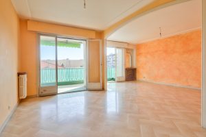 Nice – Parc Impérial – Grand 3-4 pièces traversant de 83,60 m2 avec stationnement.