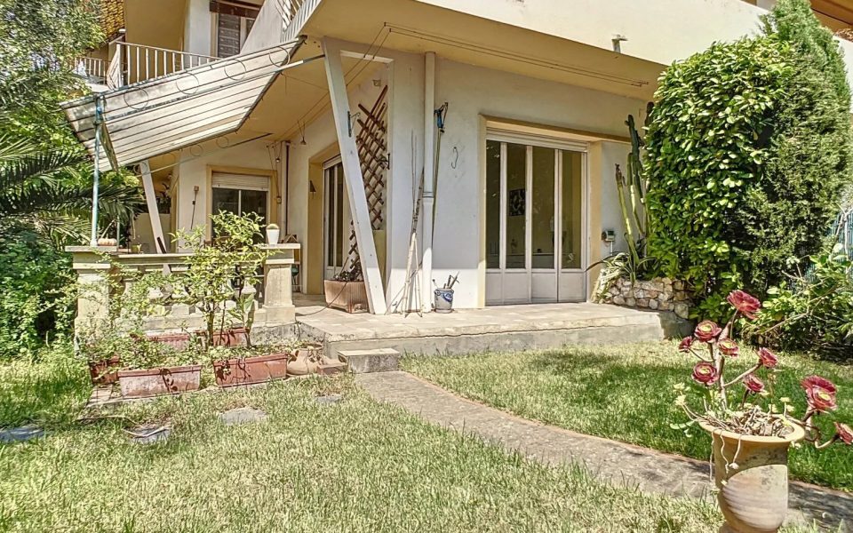 Nice Cimiez – 2 Pièces 54m2 avec jardin 170 m2, cave et garage