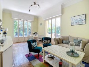 Nice Cimiez – 2 Pièces 54m2 avec jardin 170 m2, cave et garage
