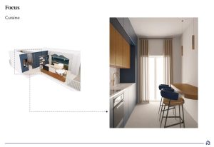 Nice Bas Cimiez – Appartement 3 pièces dernier étage avec terrasse vue panoramique