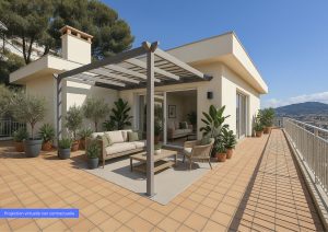 Nice Parc Impérial – Penthouse 127 m2 with panoramic view
