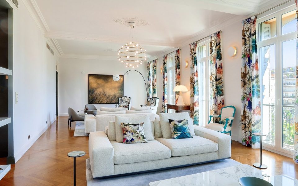 Nice – Appartement d’exception situé au coeur du quartier des Musiciens avec vue sur les jardins Mozart